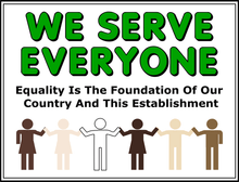 We Serve Everyone badge